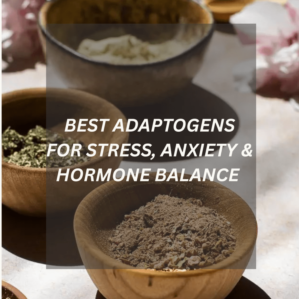 🌿 Best Adaptogens for Stress, Anxiety, and Hormone Balance